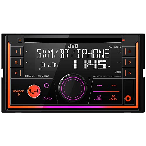 JVC KW-R950BTS Bluetooth Car Stereo Receiver with USB Port – LCD Display - AM/FM Radio - MP3 Player - Double DIN – 13-Band EQ (Black) JVC KW-R950BTS Bluetooth Car Stereo Receiver with USB Port – LCD Display - AM/FM Radio - MP3 Player - Double DIN – 13-Band EQ (Black)